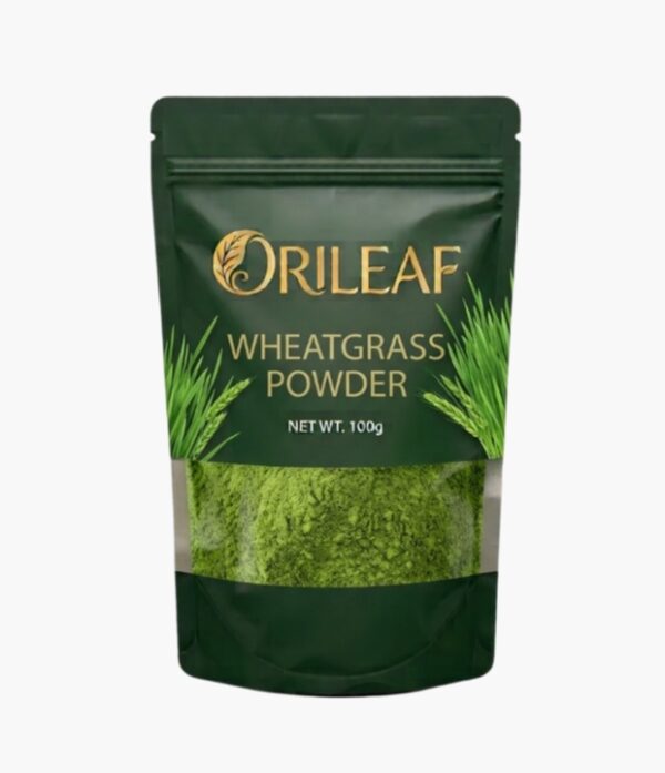 Orileaf Premium Wheatgrass Powder (ઘઉંના જવારાનો પાવડર) - Ultimate Detox Superfood