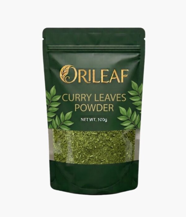 Orileaf Natural Curry Leaves Powder (મીઠા લીમડાનો પાવડર) - For Hair Growth & Digestion